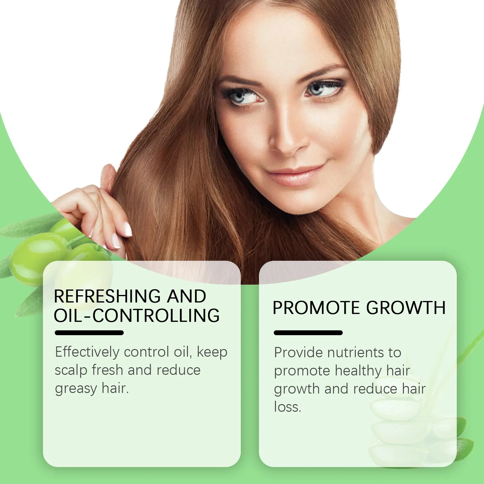 Aloe Nourishing Shampoo Soap Fluffy Strengthening Anti Hair Loss Oil Control Frizzy Curly Repair Damage Hair Shampoo Bar Soap