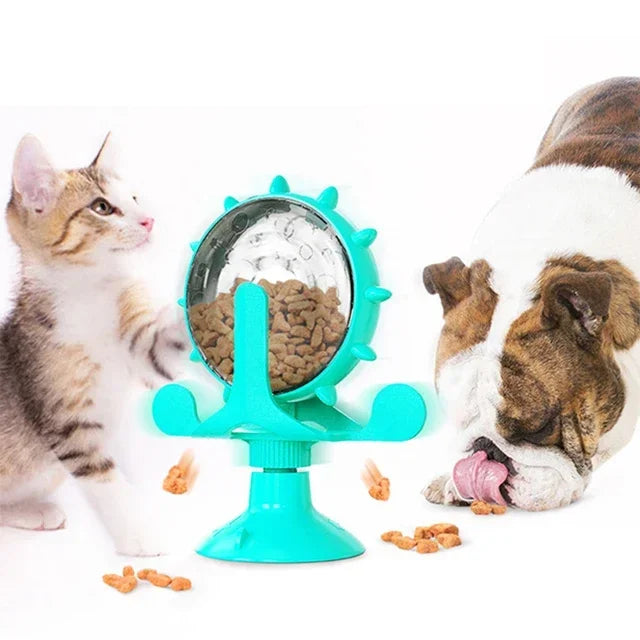 Interactive Dog Cat Food Treat Toy Pet Funny Leakage Toy Puppy Slow Feeding IQ Training Game Pet Toys with Suction Cup