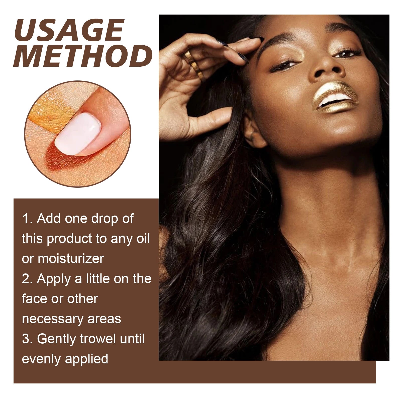 Fake Tan Peptide Serums Liquid Bronze Dark Self Tanning Serum Drops Summer Face Body Bronzing Essence Moisturizing Firming Skin