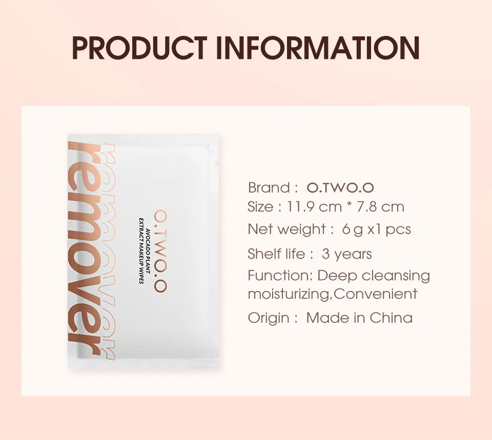 5/10pcs Makeup Remover Deep Cleaning without Residue Make up Wipes Nourishing Plant Extracts Easy Remover Eyes Lips Makeup