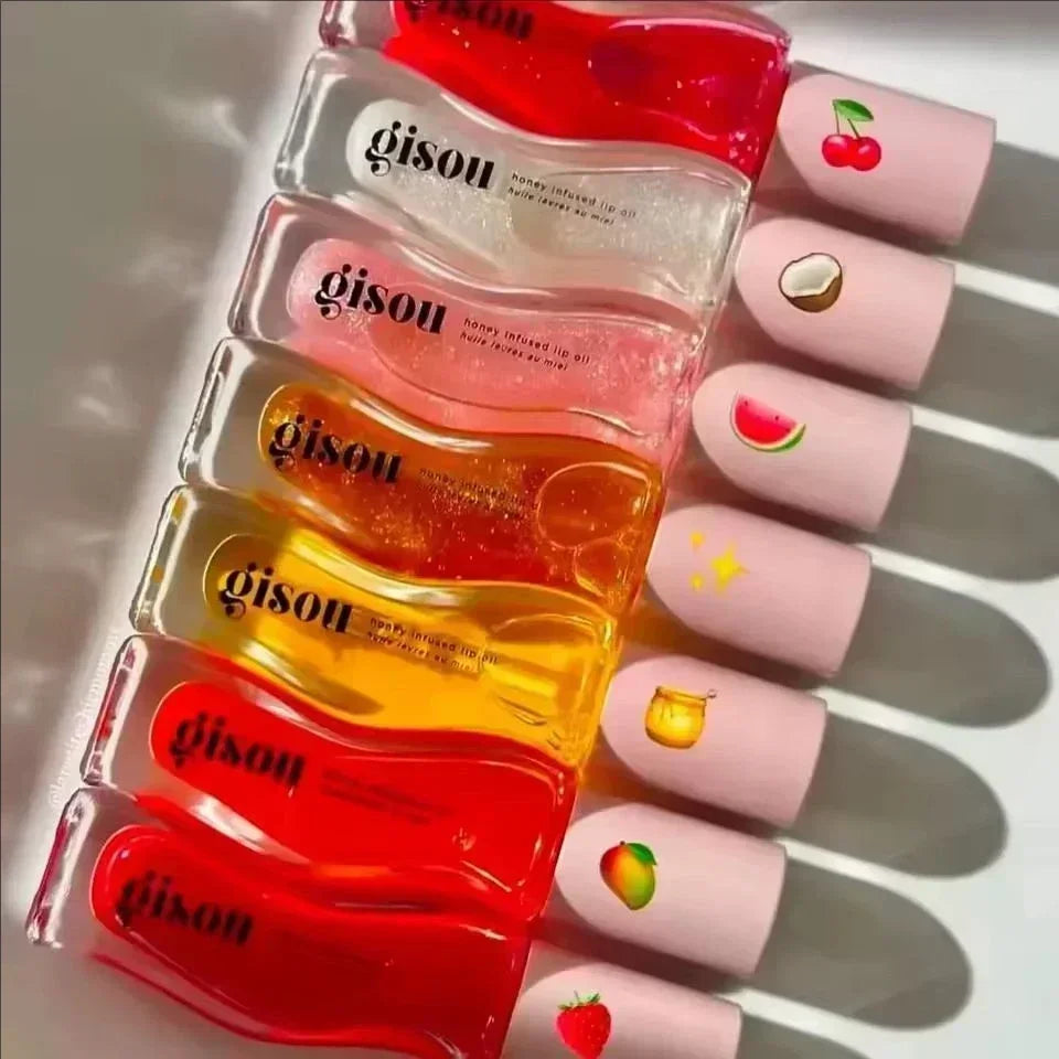 Fruit Honey Lipstick Long Lasting Moisturizing Lip Makeup Plump Lip Essence Remove Dead Skin Lip Easy To Carry Makeup Lip Oil