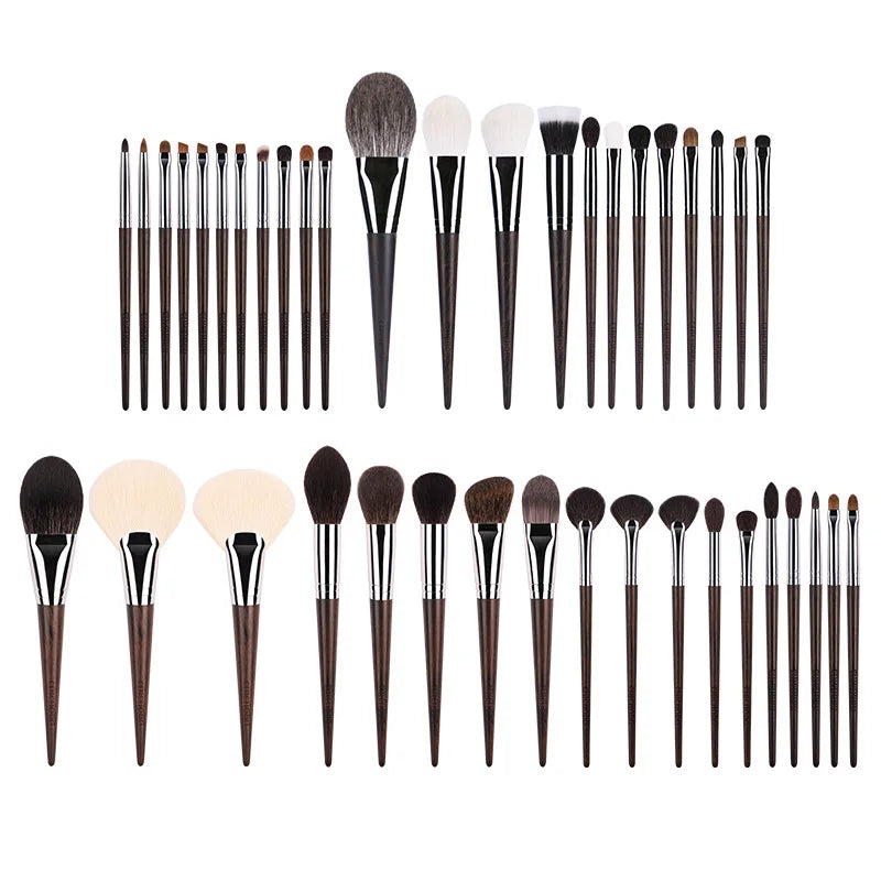 1pc High end Animal Hair Detail Eyeshadow Makeup brushes Highlight Make up brushes Eye Shadow Conceal Ebony Handle pencil beauty