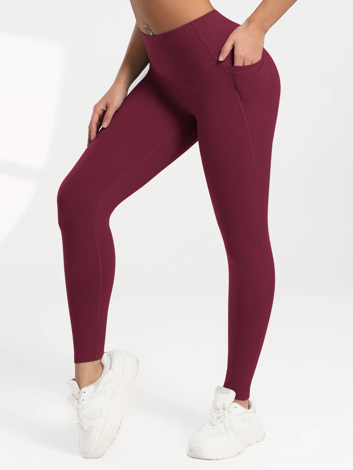 S-2XL Pocket Yoga ,High Waist And Hip Lifting , Sports And Fitness Women's Leggings, Directly Sold By Manufacturers