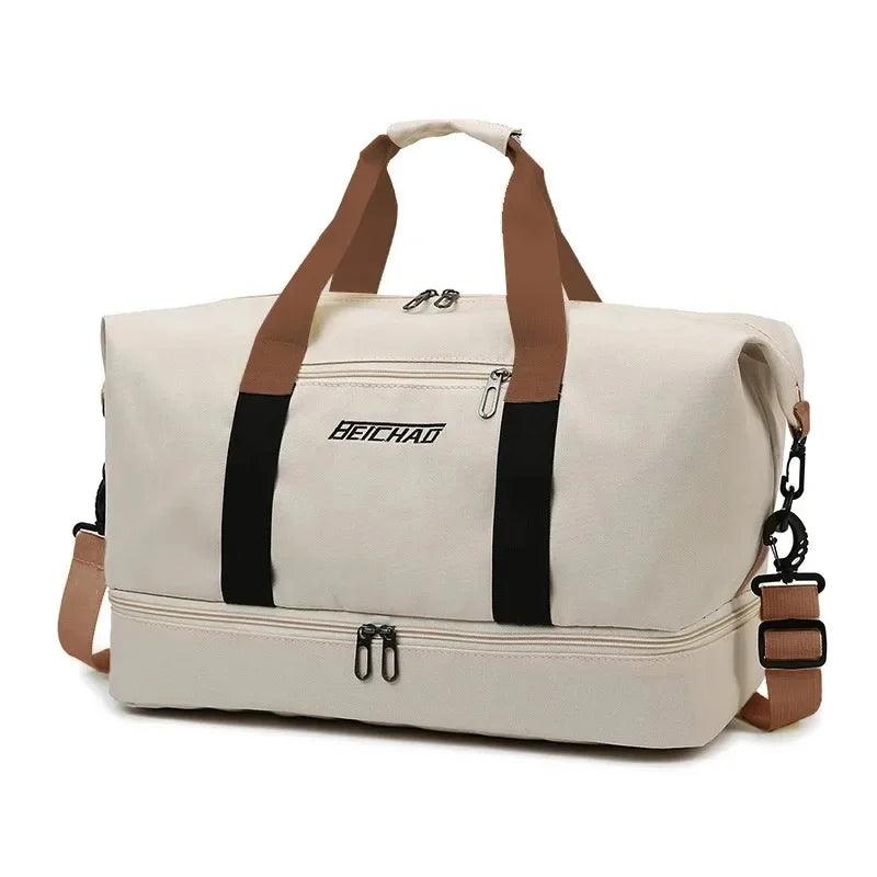 Wet and Dry Separation Sports Yoga Bag Men and Women Travelling Large-capacity Handheld Luggage Bag Travel Bag