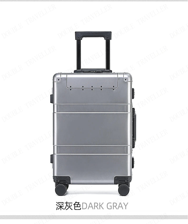 The Latest All Aluminum Travel Luggage High Quality Trolley Suitcase 20 Inch Carry on Luggage Men's and Women's Luggage