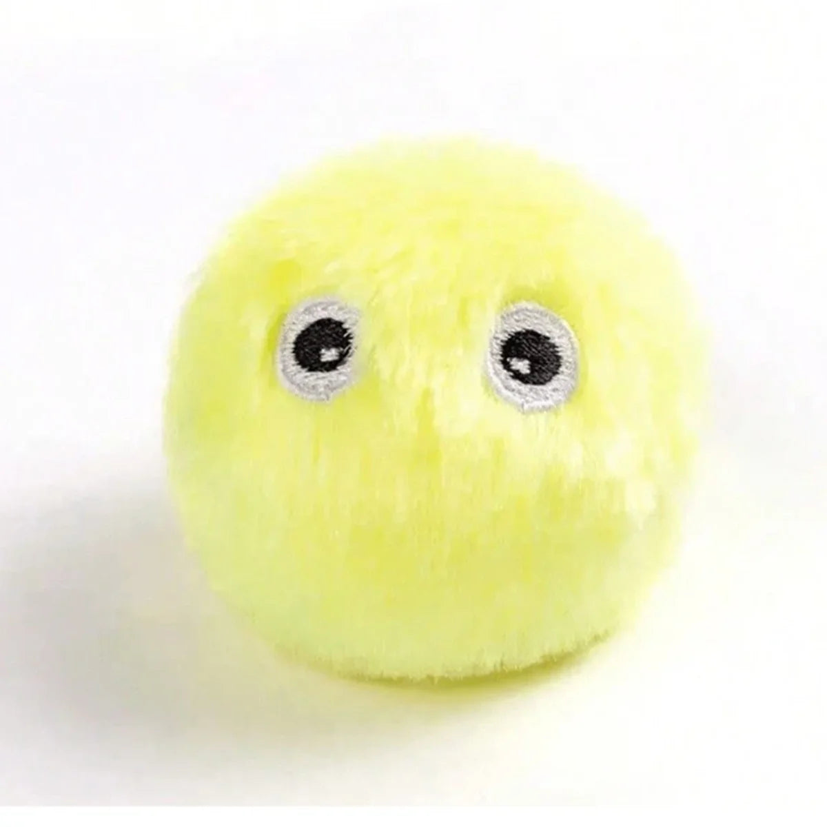 Plush Squeaky Pet Toy Ball, 5.5cm Diameter, Interactive Sound Plaything for Cats & Dogs, Indoor Boredom Relief