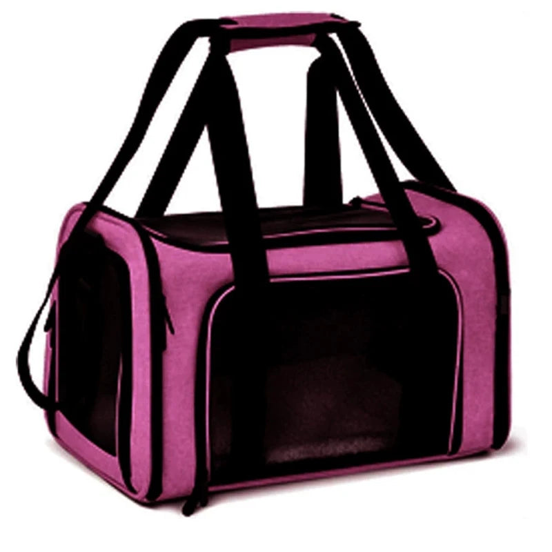 Dog Cat Carrier Bag Pet Puppy Travel Bags Breathable Mesh Small Dog Cat Dogs Outdoor Tent Carrier Outgoing Pets Bag Handbag