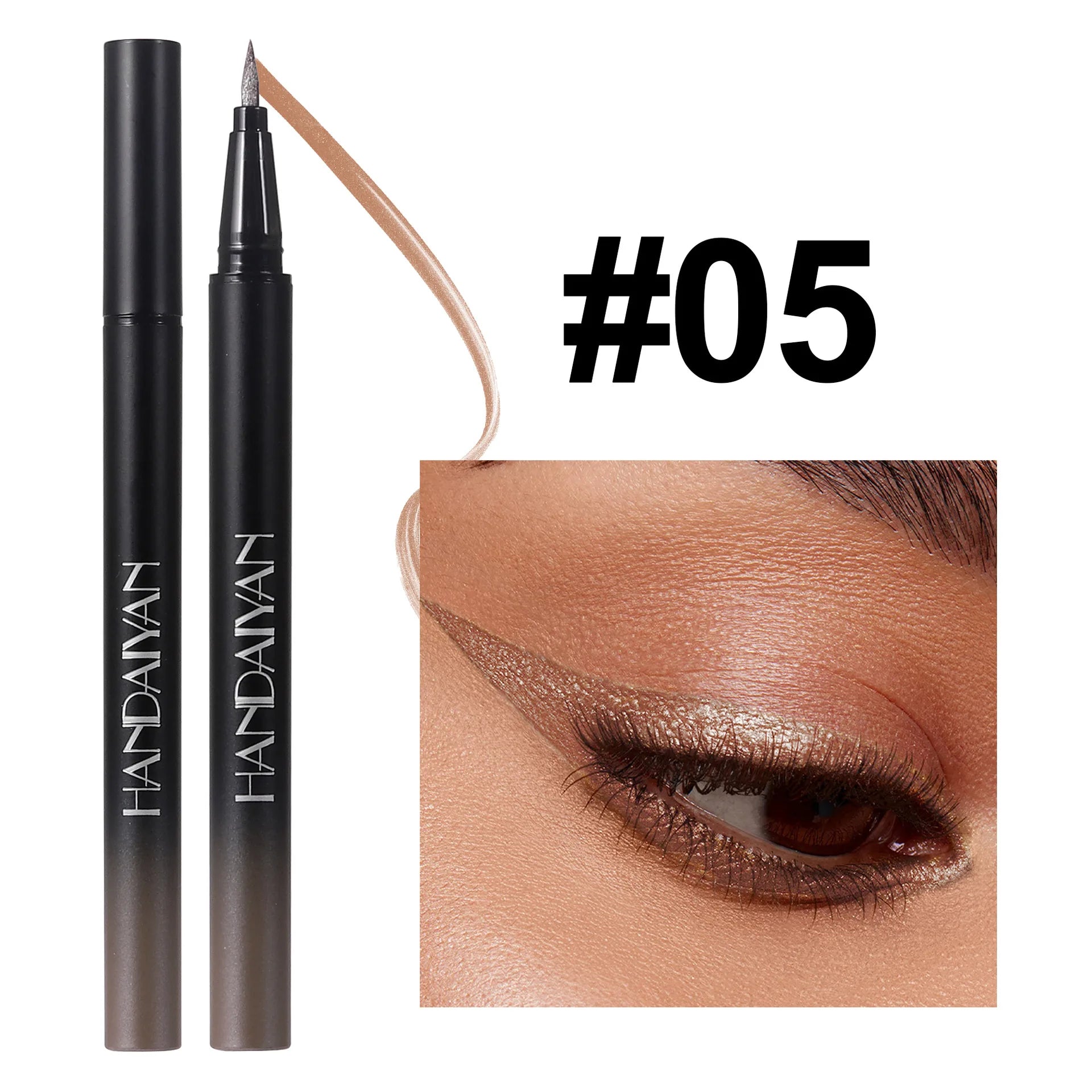 Glitter Liquid Eyeliner Pencil Waterproof Purple Pink Blue Eye Liner Pen Long Lasting Quickily Drying Eyes Makeup Cosmetics
