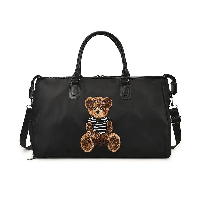 Fashion Travel Bag Traveling Luggage Zipper Storage Bag Carry-on Duffle Bag With Single Shoulder Strap For Short Trips Bussiness
