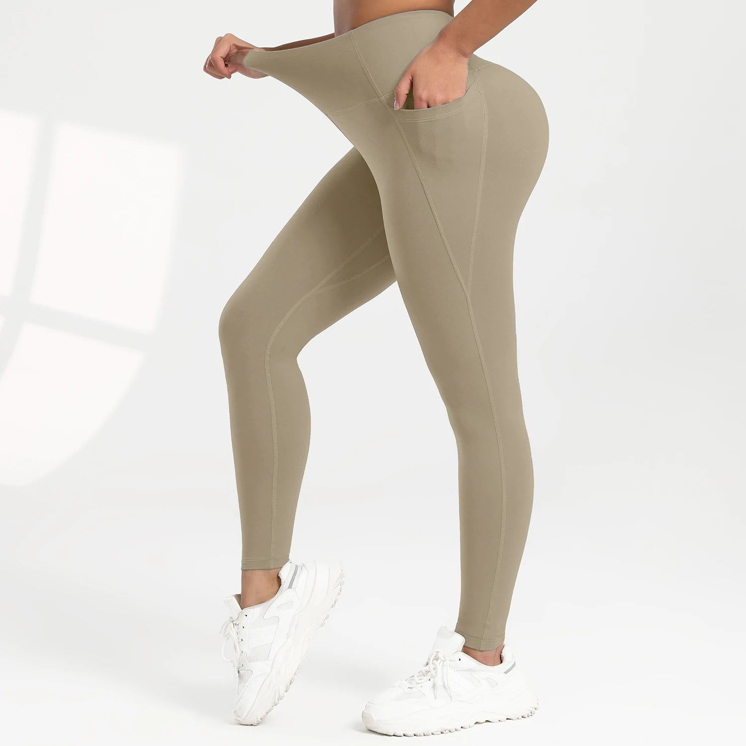 S-2XL Pocket Yoga ,High Waist And Hip Lifting , Sports And Fitness Women's Leggings, Directly Sold By Manufacturers