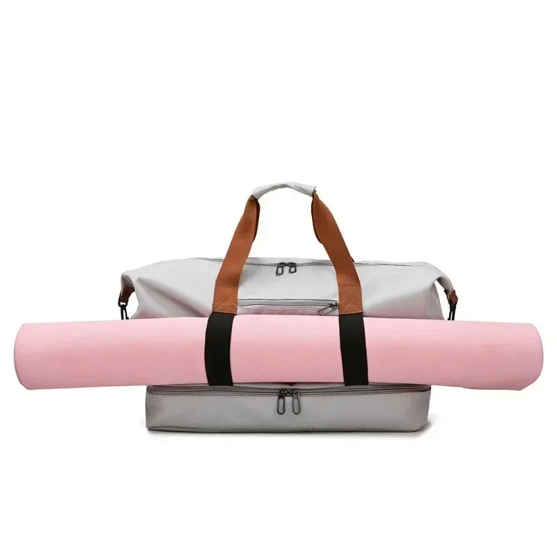 Wet and Dry Separation Sports Yoga Bag Men and Women Travelling Large-capacity Handheld Luggage Bag Travel Bag