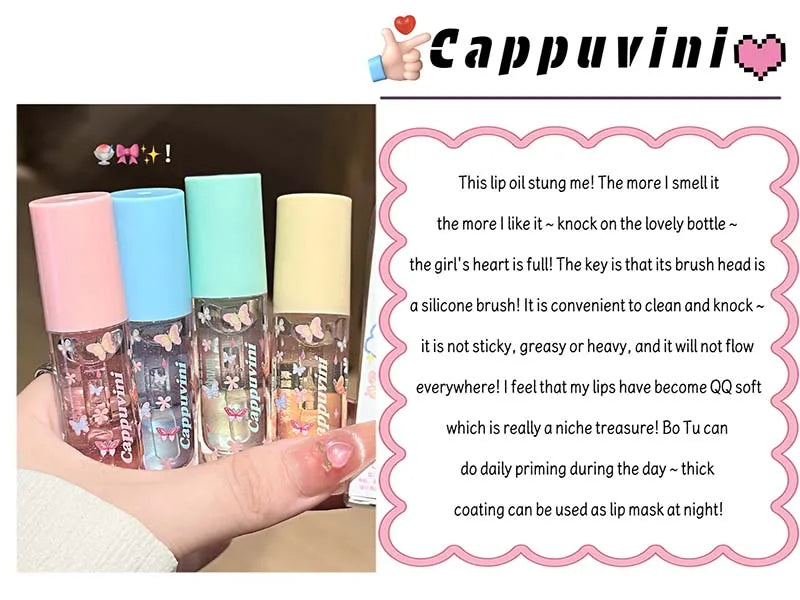 Moisturizing Water Light Lip Gloss Shimmer Transparent Jelly Mirror Lip Glaze Crystal Clear Hydrating Plumping Lip Gloss Makeup