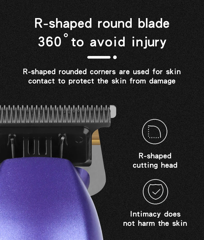 Hair Clipper Electric Hair Trimmer for Men Wireless Barber Trimmer Electric Shaver Professional Men's Hair Cutting Machine