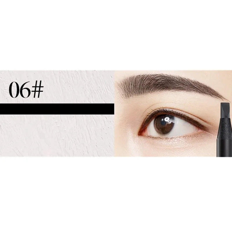 Hard Core Pull Line Fog Eyebrow Pencil Permanent Makeup White Eyeliner Waterproof Natural Long-lasting For Makeup Artists