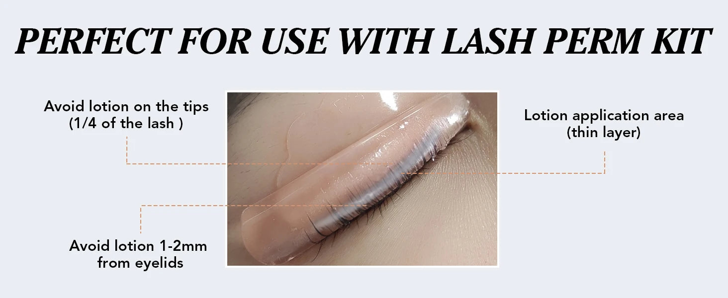 PERMANIA 4 Pairs Self-Adhesive Eyelash Lift Pads Eyelash Lifting Shields Lash Perming Pads Soft And Reusable Lash Lifting Tool