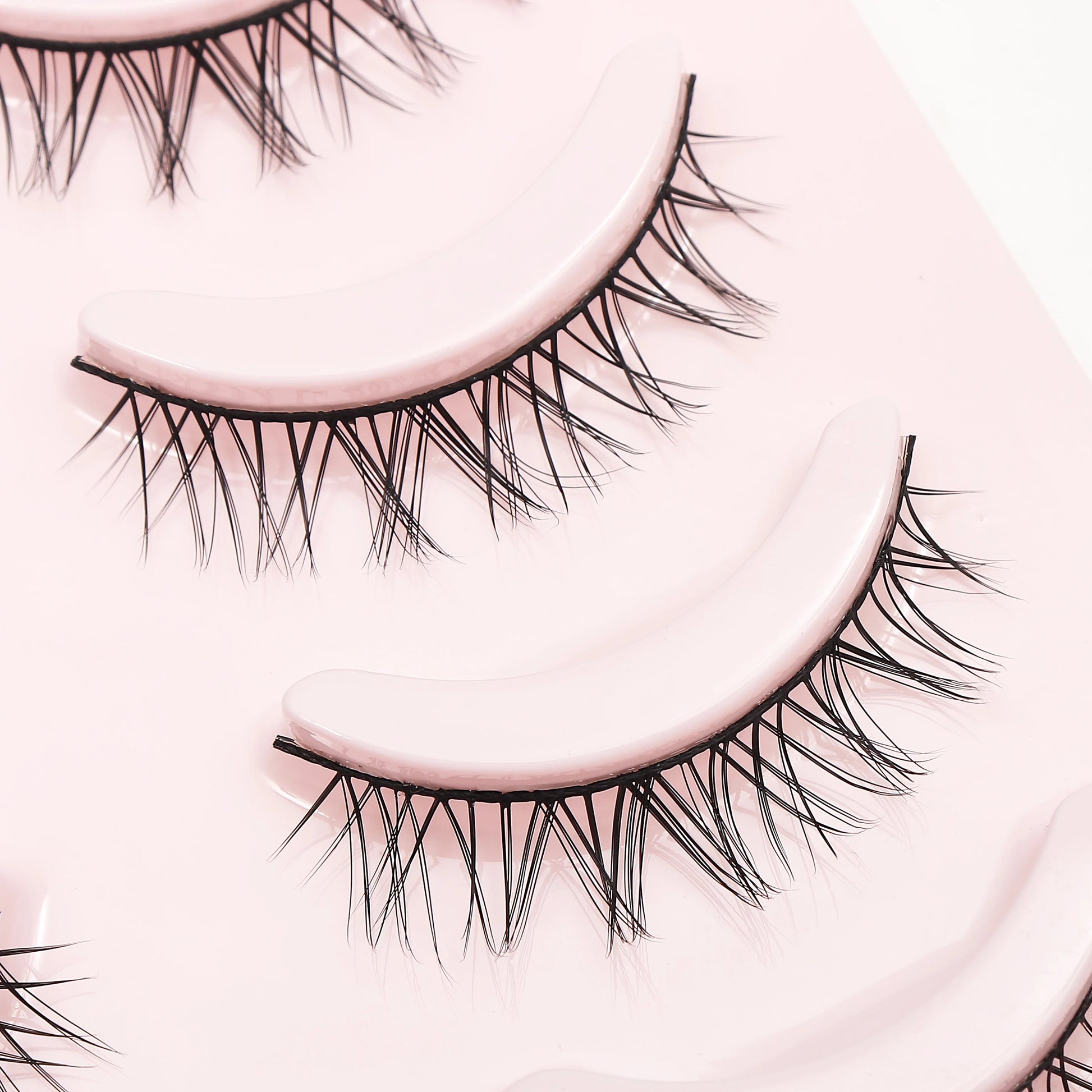 New 5 Pairs Manga Lashe Soft Natural Eyelashes Thick False Eyelashes Demon Eyelashes Daily Dating Makeup Eyelashes Lashes Wispy