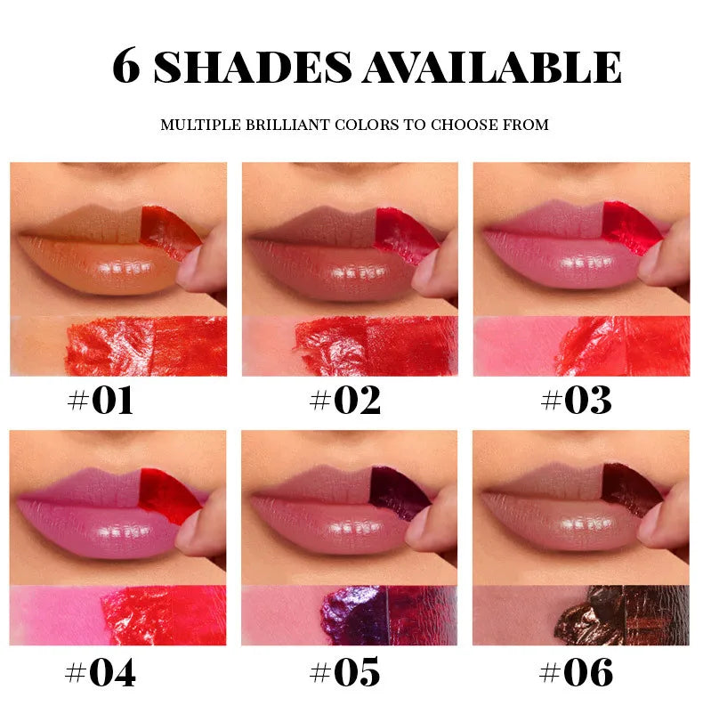Peel Off Lipstick Matte Pink Tattoo Lip Gloss Waterproof Lipliner Long Lasting Matte Brown Lip Tint Tear-off Lip Stain Cosmetics
