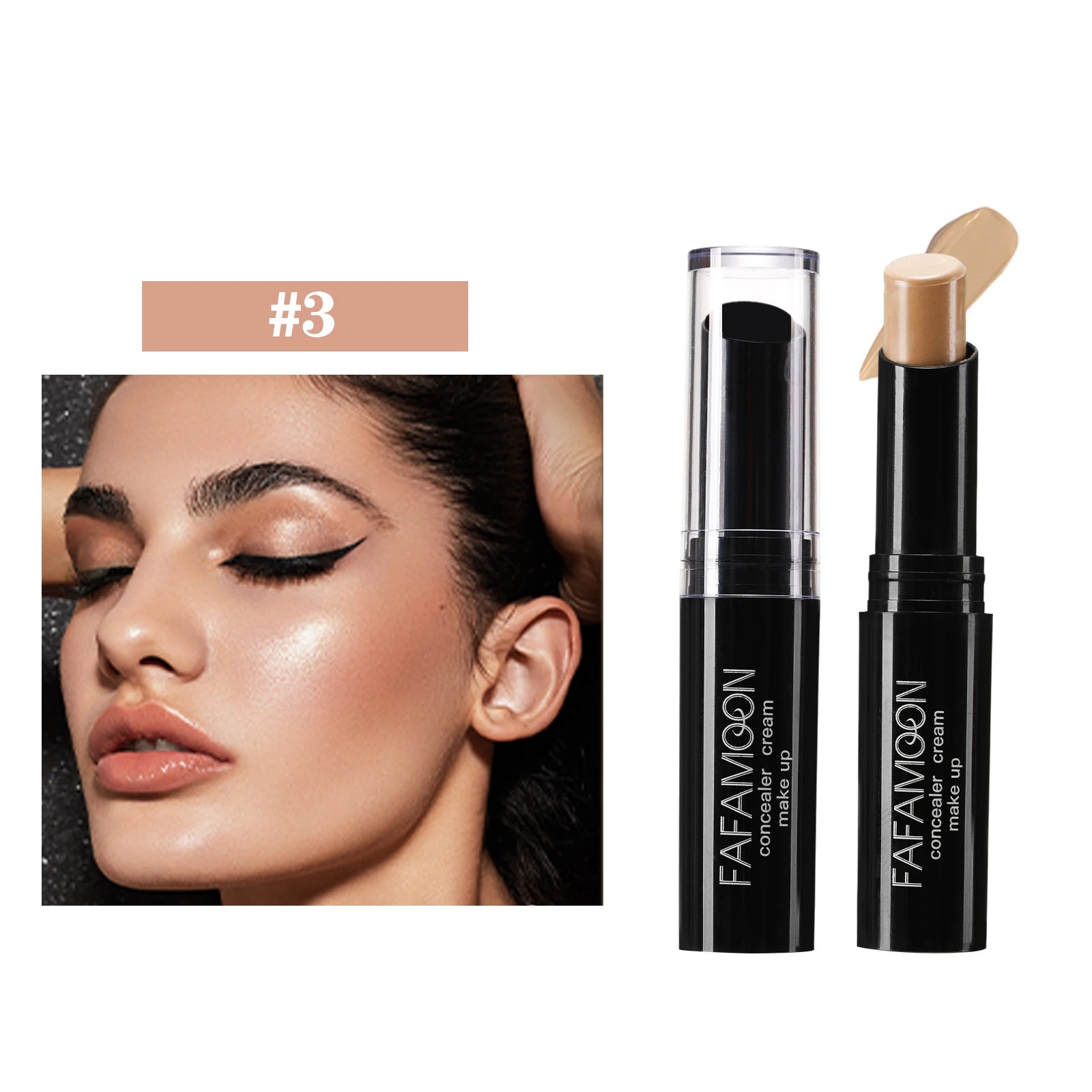 6 Color Face Concealer Contouring Stick Face Bronzer Beauty Contour Makeup Base Foundation Cream Matte High Coverage Cosmetics