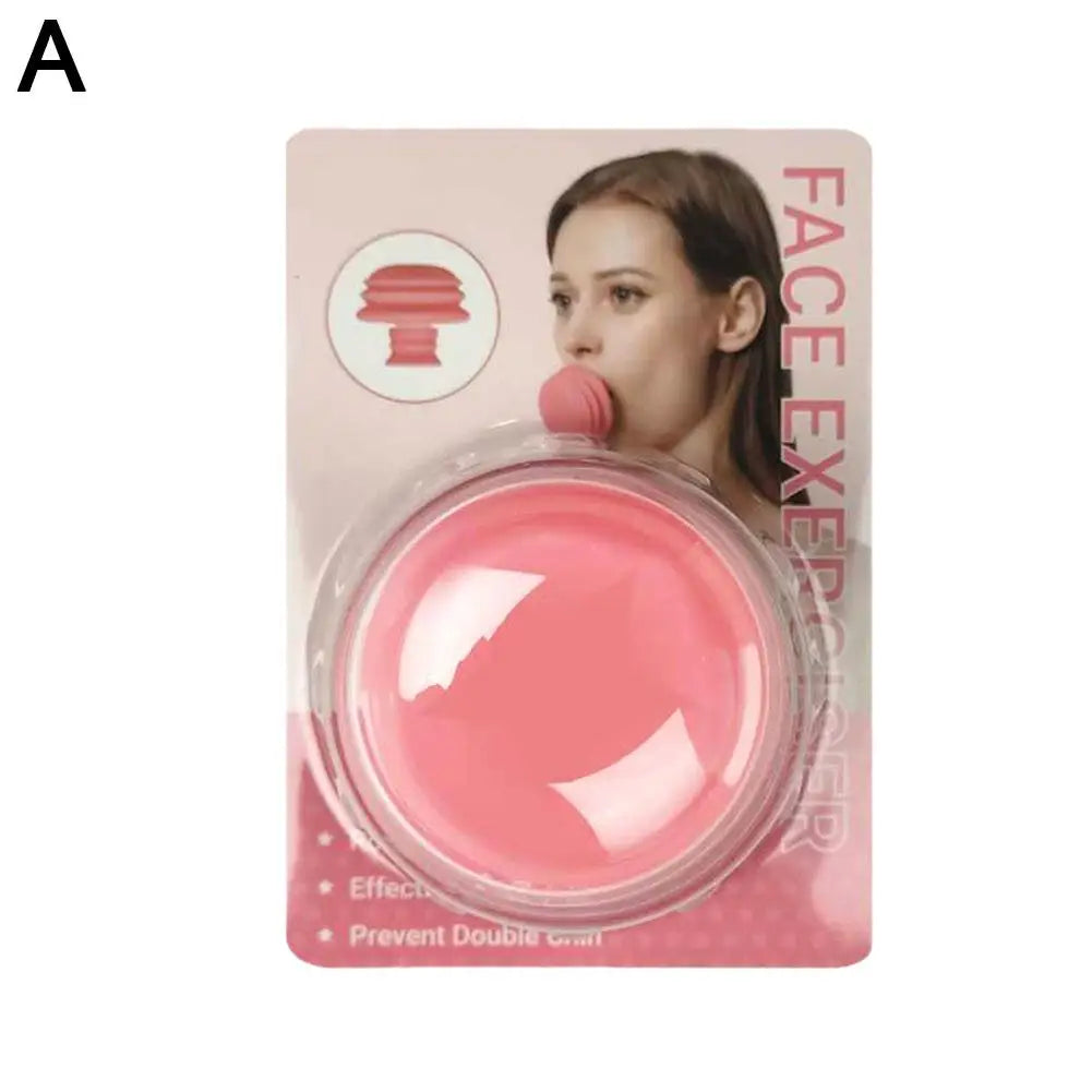 Face Jaw Exerciser Slimmer Jaw Face Neck Toning Exerciser,Facial Yoga Skin Tighten Firm, Double Chin Breathing Exercise Device