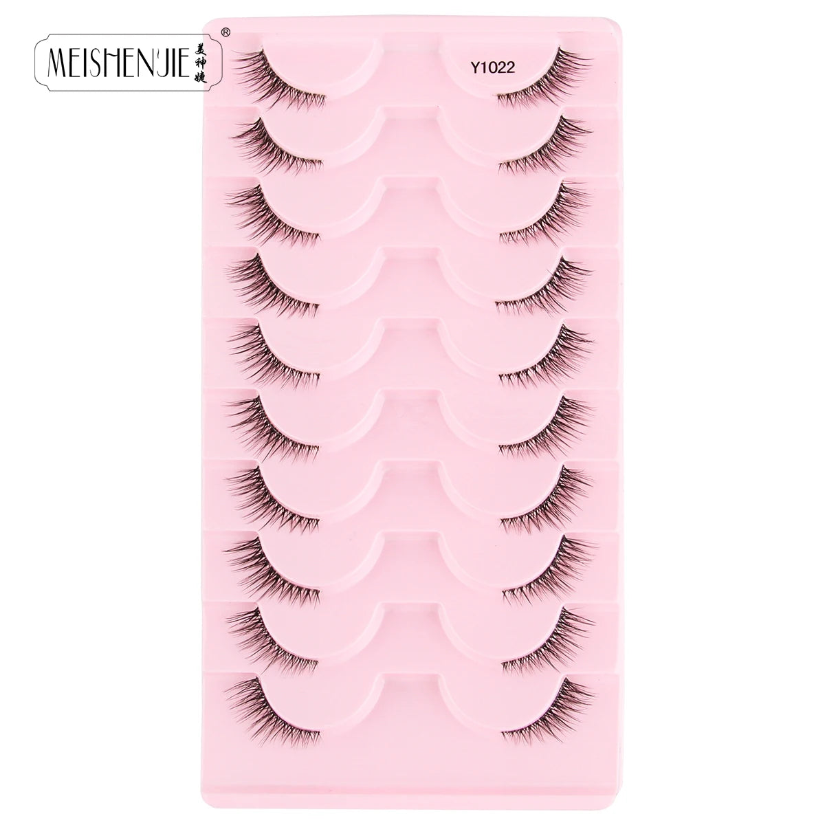 Fake Eyelashes Hot 3/10 Pairs Half Lashes Cat Eye Natural Long Fluffy 3D Mink Lashes Handmade Make up Tools maquillaje Faux Cils
