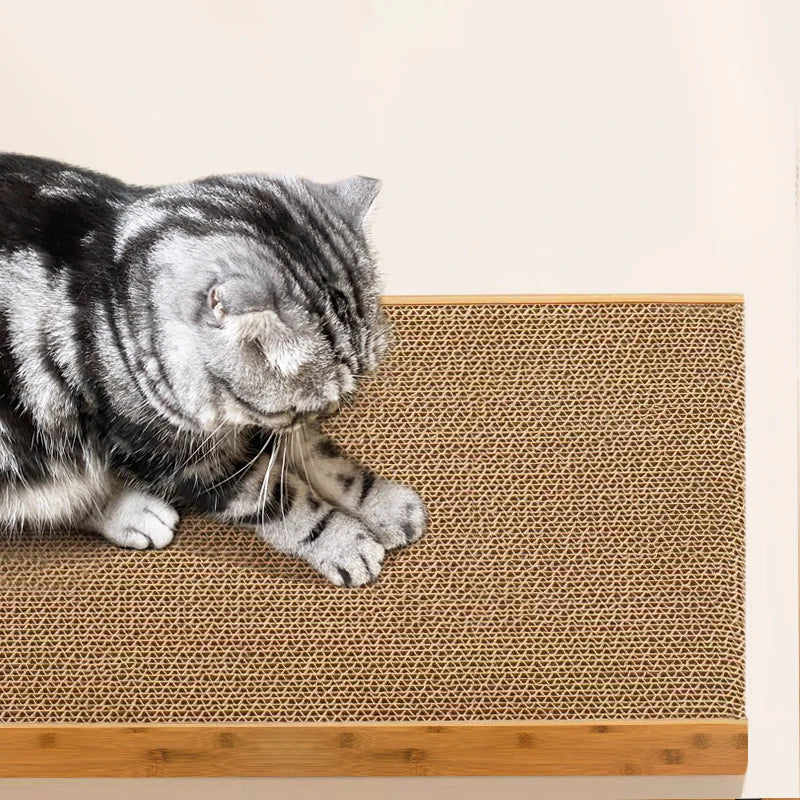 Cat scratching board vertical scratching post duarable cat scratcher high quality Corrugated cardboard Cat Scratching pad
