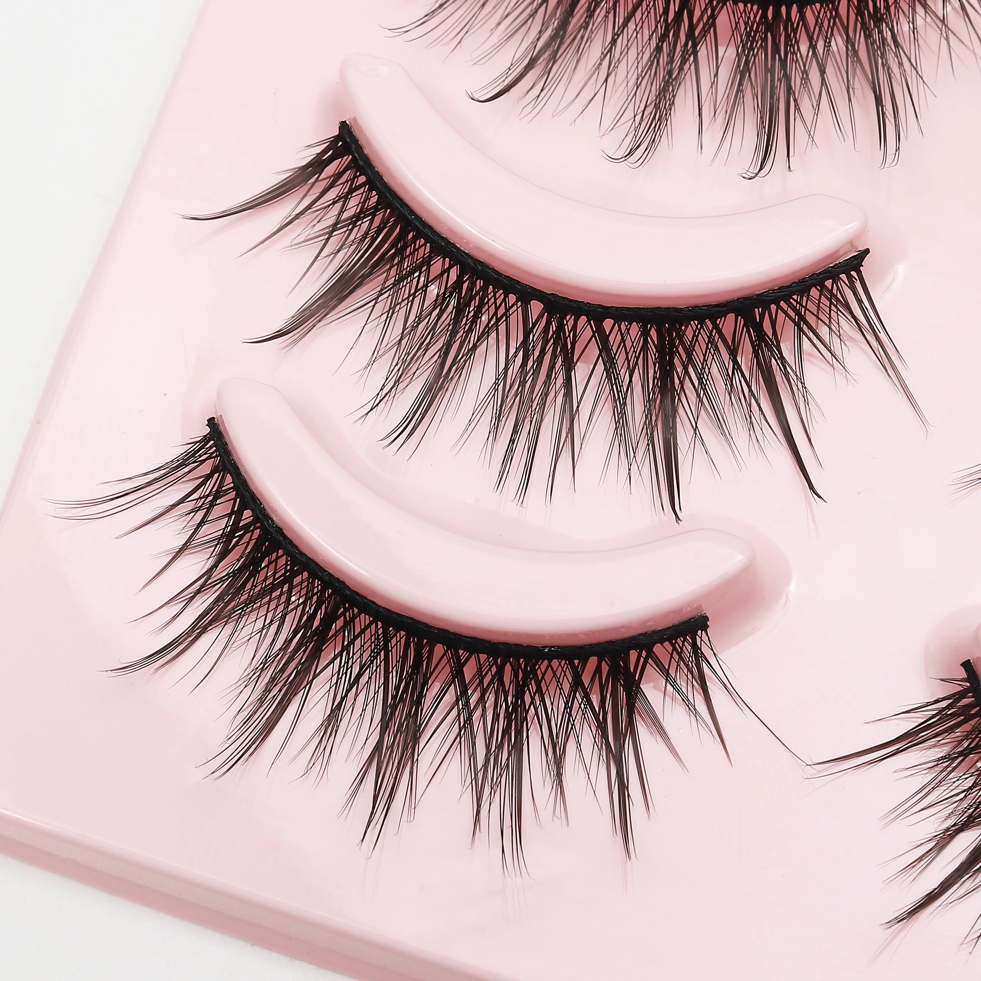New 5 Pairs Manga Lashe Soft Natural Eyelashes Thick False Eyelashes Demon Eyelashes Daily Dating Makeup Eyelashes Lashes Wispy