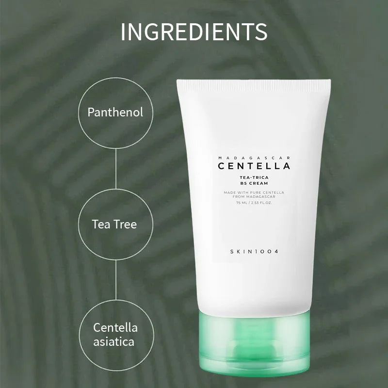 Korean Centella Tea-Trica BHA Foam Cleanser Purifying Toner Face Ampoule Serum and B5 Cream Relief Skincare Beauty Products Set