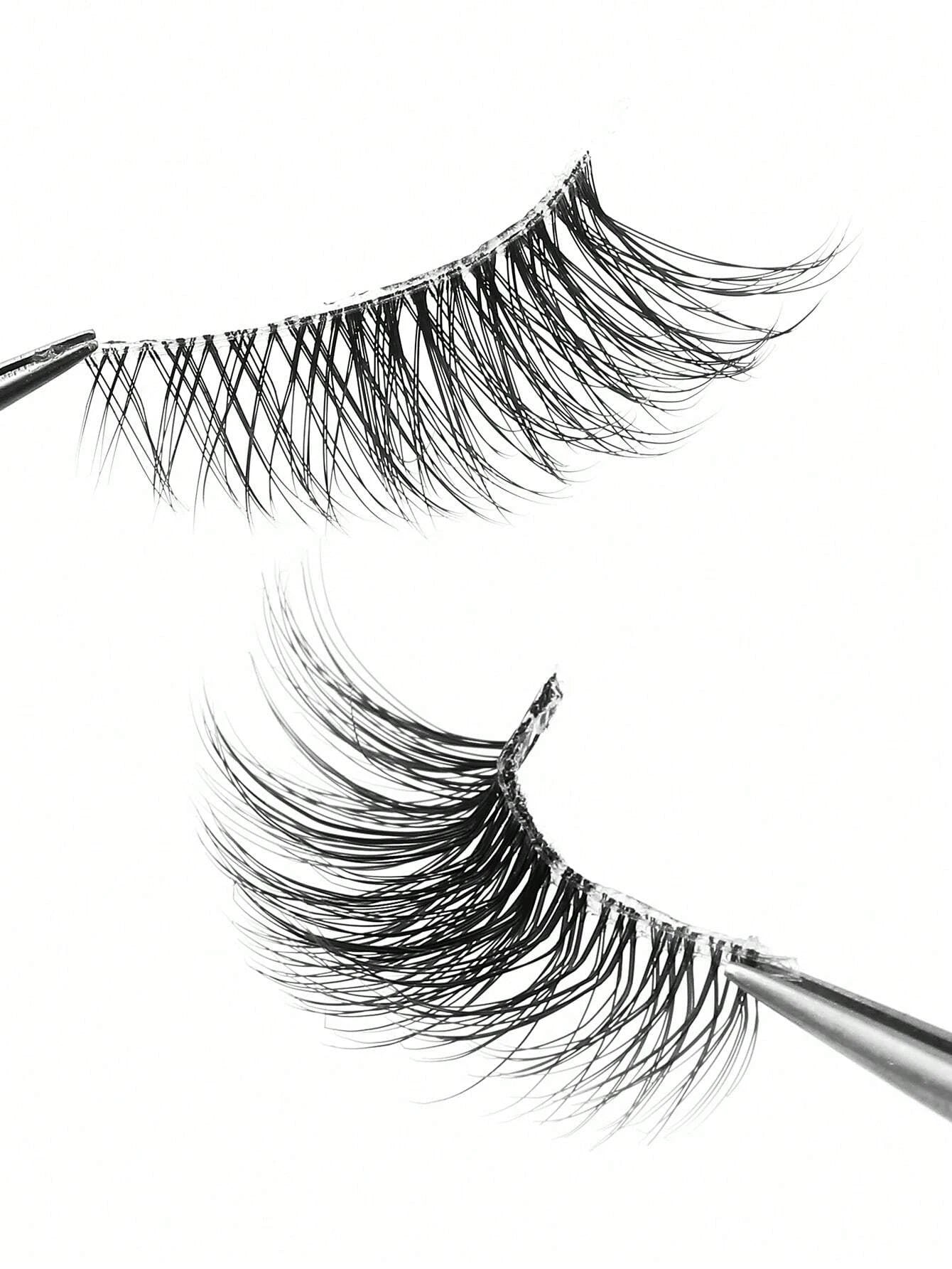 Half Eyelashes 10 Pairs Half Eyelashes Soft Natural Cat Eyelashes Makeup Tools False Eyelashes Extensions Soft False Eyelashes