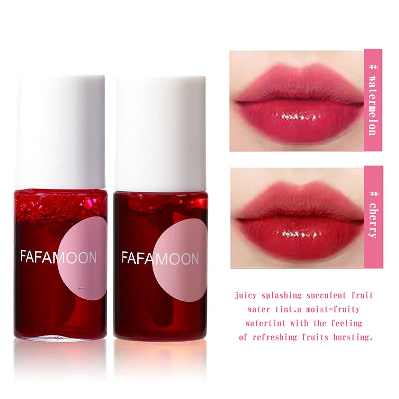 Lip Gloss lip ink Long Lasting Water Tint Nonstick Cup Lip Stain Hydrating Lip Makeup Fruit Platter Series Liquid Lipstick