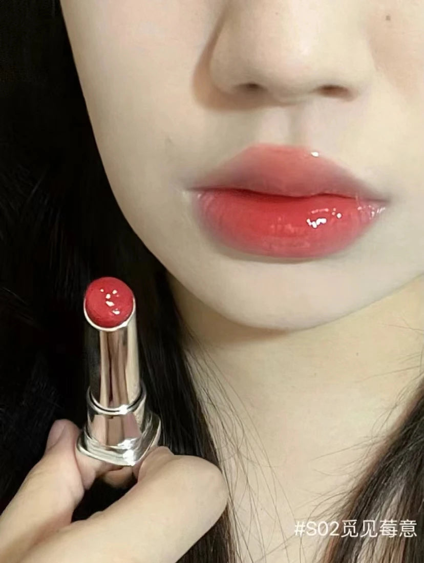 Pink Bear Water Essence Solid Lipgloss Moisturizing Mirror Lip Glaze LipSugar Light Lipstick Light Sensation Beauty Makeup