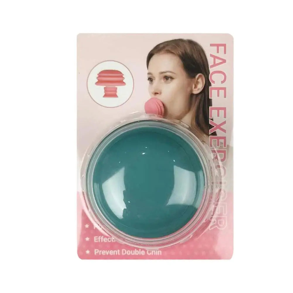 Face Jaw Exerciser Slimmer Jaw Face Neck Toning Exerciser,Facial Yoga Skin Tighten Firm, Double Chin Breathing Exercise Device