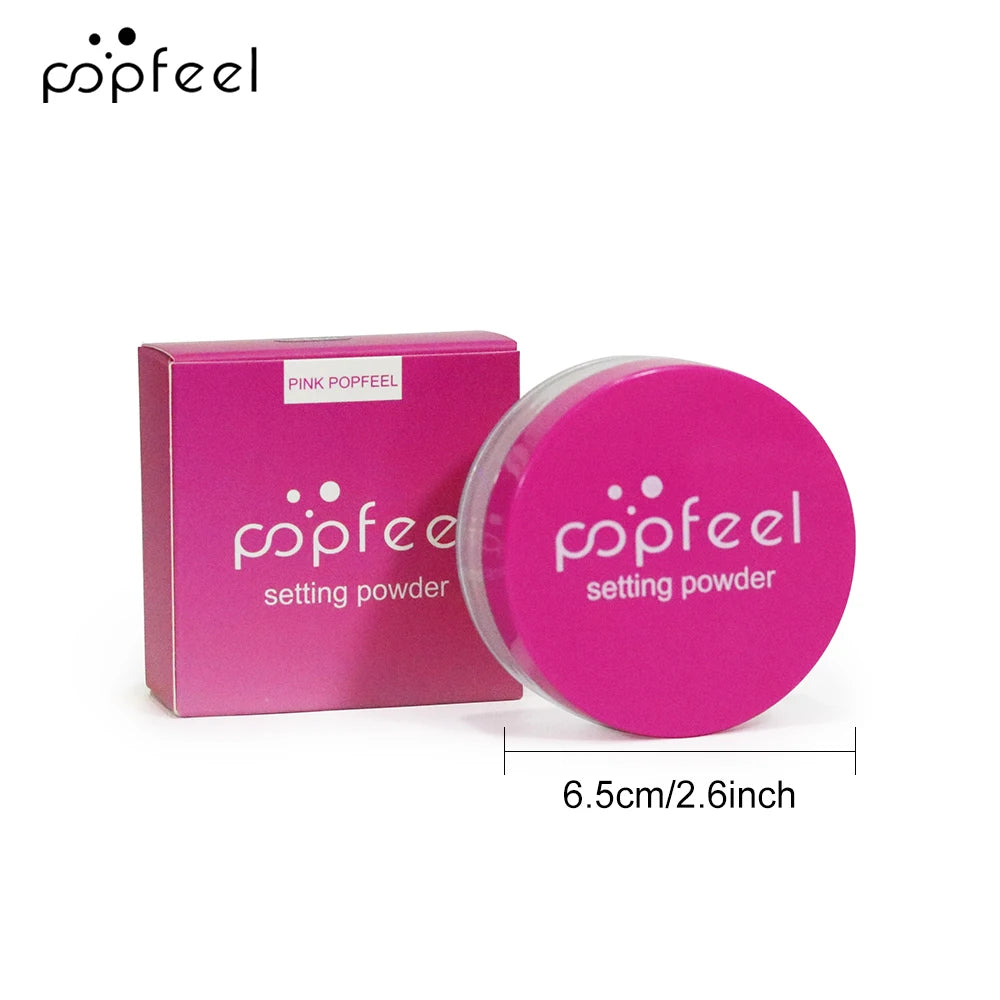 POPFEEL Setting Powder Loose Powder Lightweight Creates Soft Focus Effect Long-Lasting
