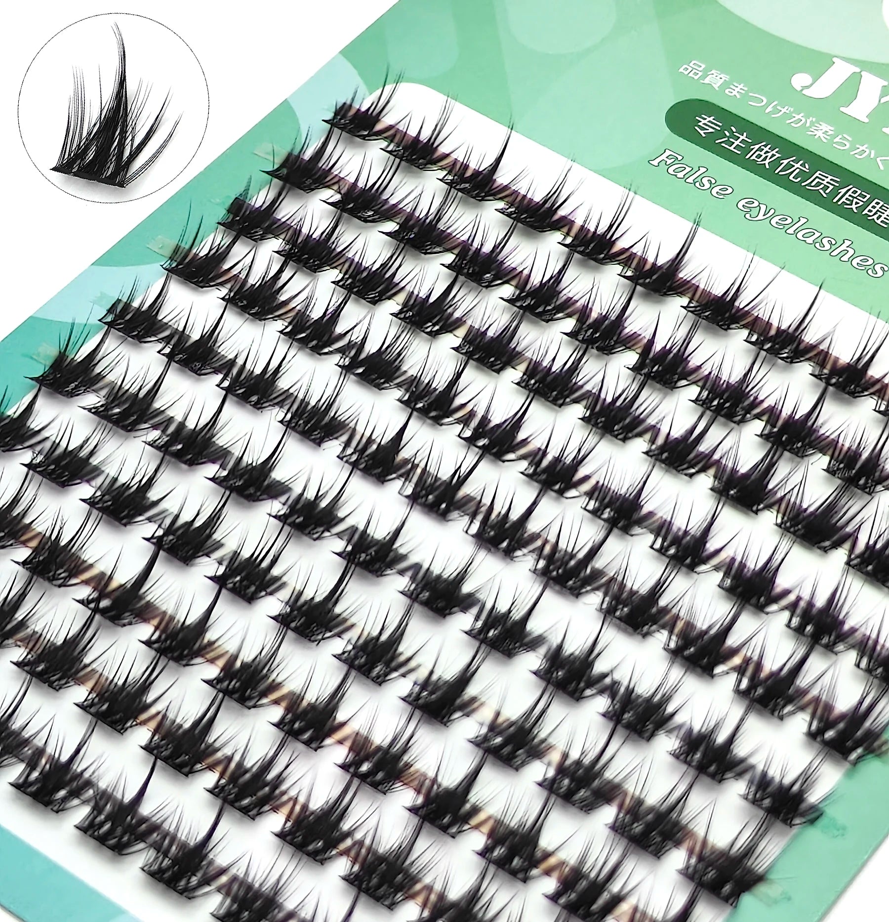 3DFluffy Single Cluster False Lashes Premade Volume Fans Individual Eyelash Segmented Natural Fake Lash For Eye Extension Makeup
