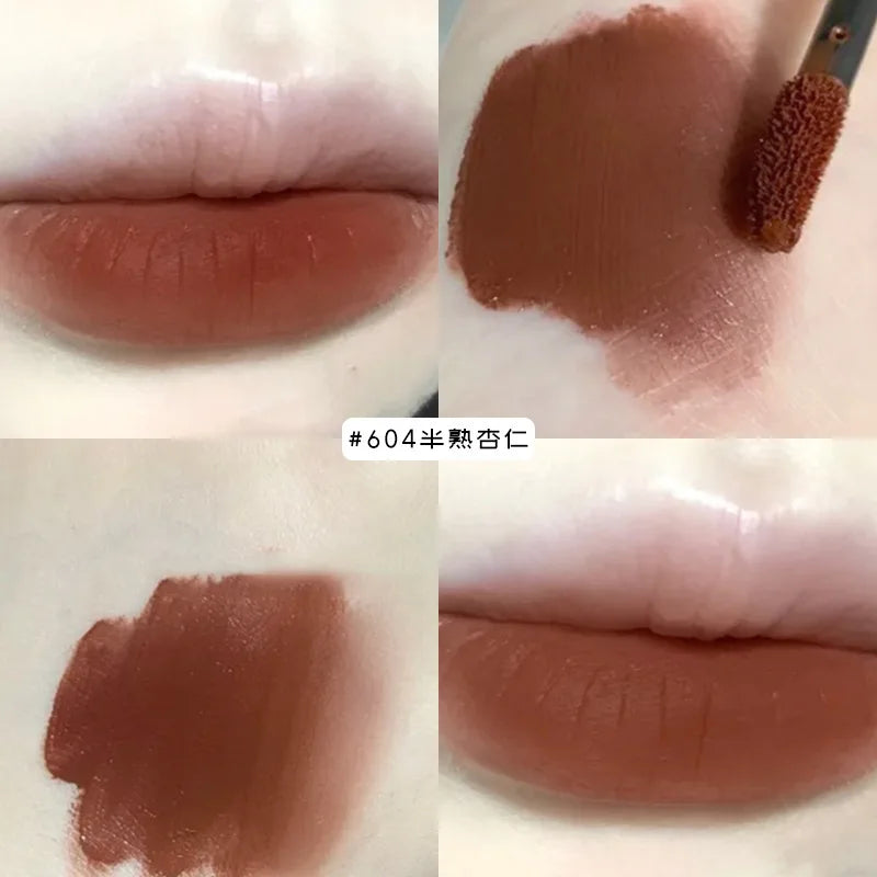 Dyeing Lip Gloss Matte Makeup Moisturizer Liquid Lipstick Waterproof Long Lasting Red Velvet Lip Tint Korean Make Up Cosmetic