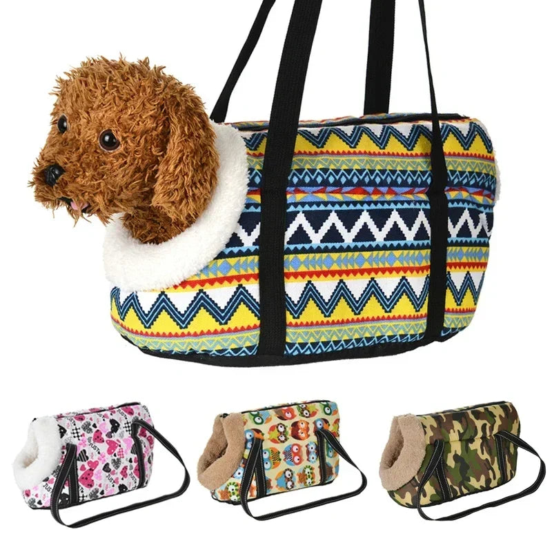 Classic Pet Carrier for Small Dogs Cozy Soft Puppy Cat Dog Bags Backpack Outdoor Travel Pet Sling Bag Chihuahua Pug Pet Supplies