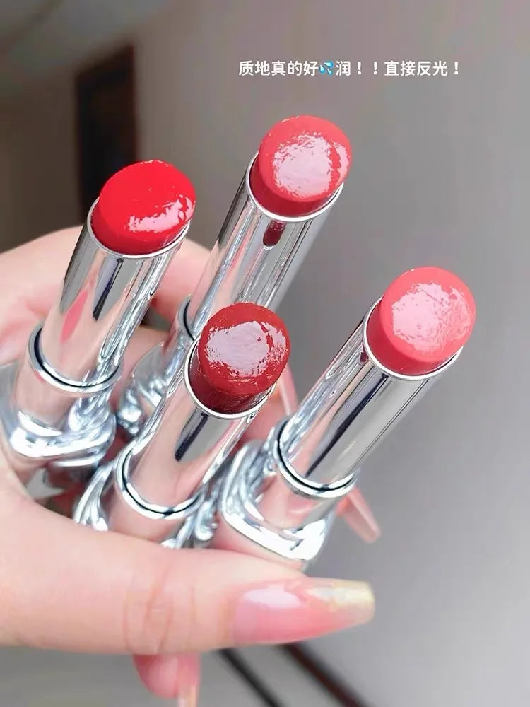 Pink Bear Water Essence Solid Lipgloss Moisturizing Mirror Lip Glaze LipSugar Light Lipstick Light Sensation Beauty Makeup