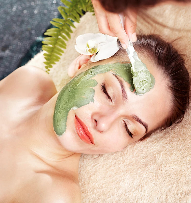 Tea Tree Face Masks Oil Control Shrink Enlarged Pores Blackhead Remover Nourishing Facial Cleansing Clay Mask Skin Care Beauty