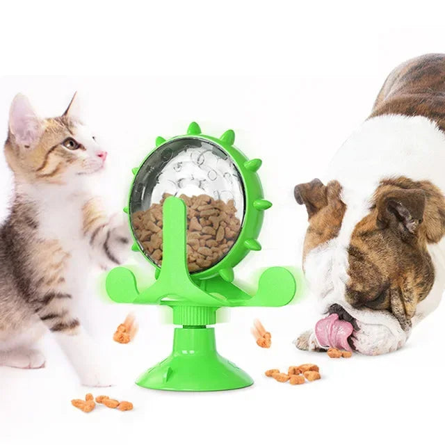Interactive Dog Cat Food Treat Toy Pet Funny Leakage Toy Puppy Slow Feeding IQ Training Game Pet Toys with Suction Cup
