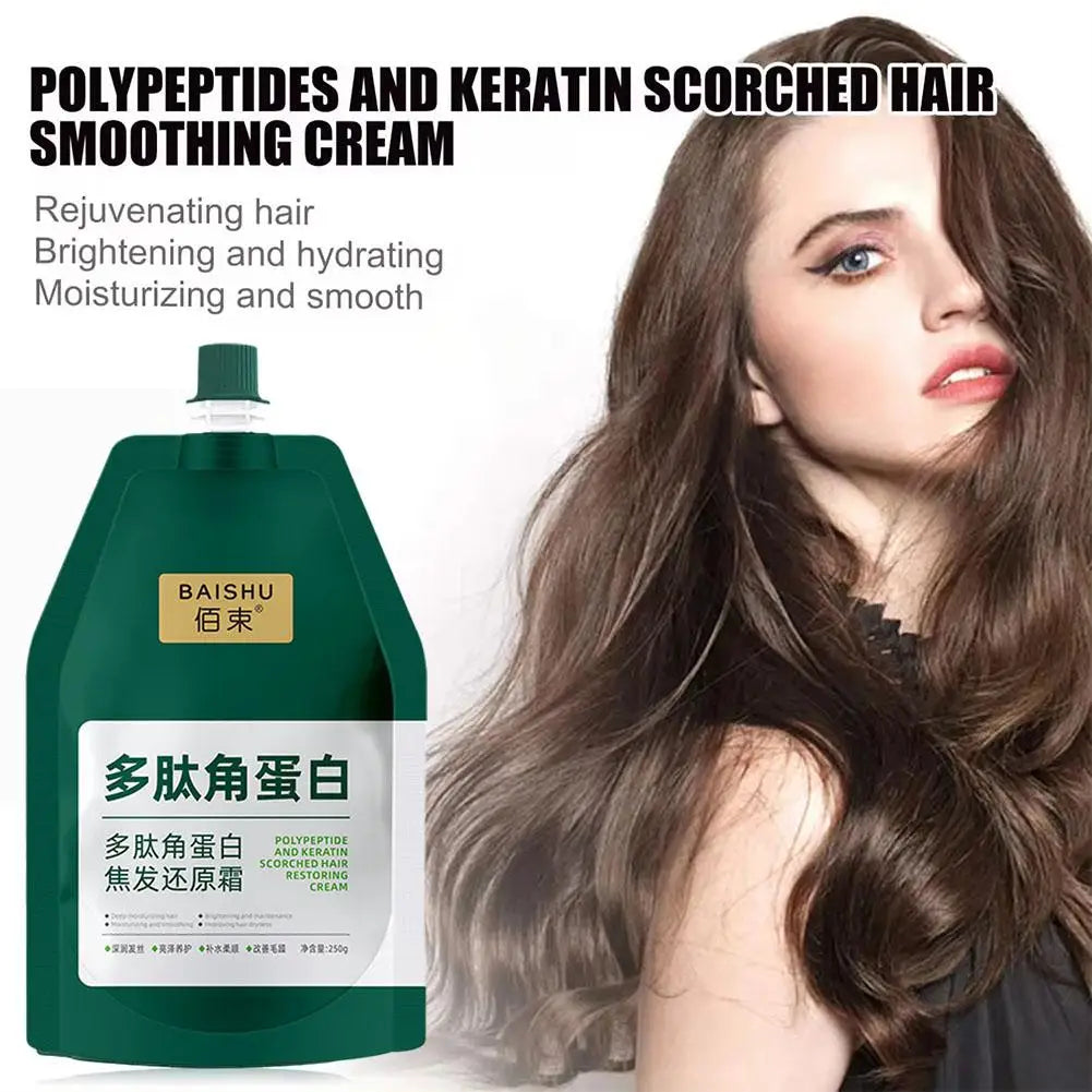 2024 Keratin Hair Cream Polypeptide Keratin Hydrating Smoothing Hair Damage Repair Cream For Smoothing Hair Repair Cream