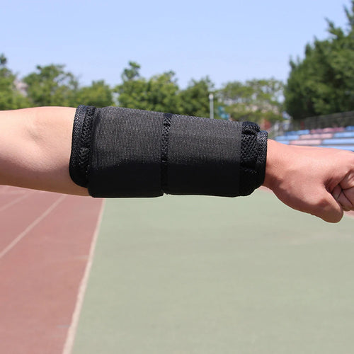 1 Pairs Weight Bearing Arm Sandbag Adjustable Multifunctional Weight-bearing Arm Straps Breathable Fitness Equipment for Running