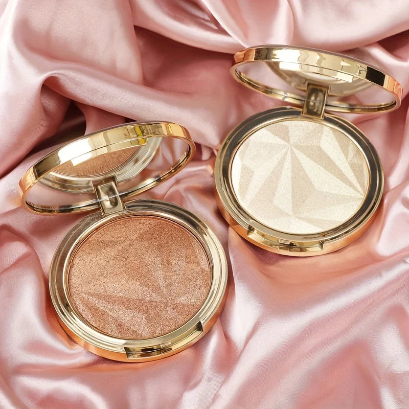 Face Highlighter Palette, Glow Bronzer Ultra-fine Powder Highlighter Makeup Palette, Highlighter Makeup Palette
