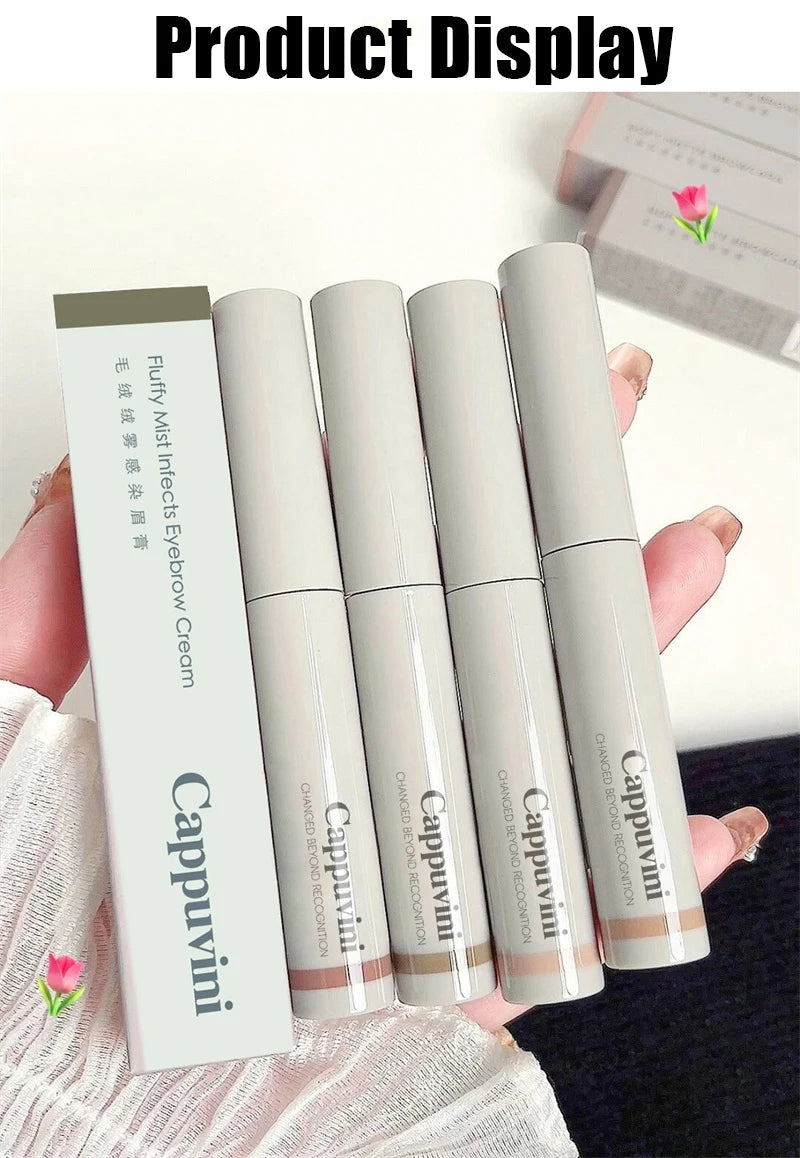 Waterproof Natural Liquid Dyeing Eyebrow Cream Lasting Eyebrows Enhance Tint Black Brown Mascara Eye Brow Gel Makeup Cosmetics