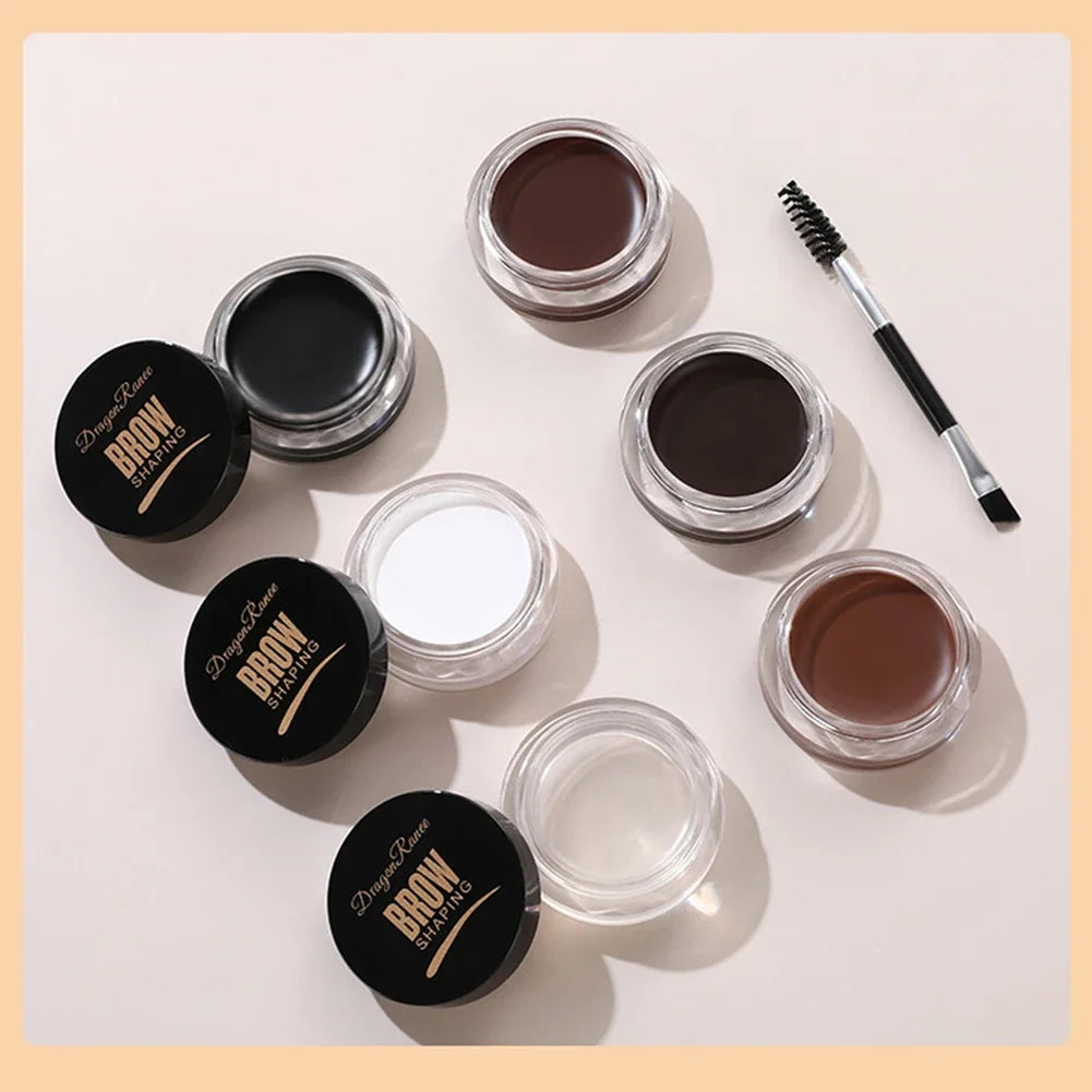 Matte Eyeliner Eyebrow Cream Gel Waterproof Long Lasting Contouring Brown Black Brow Cream Wild Eyebrows Cream Concealer