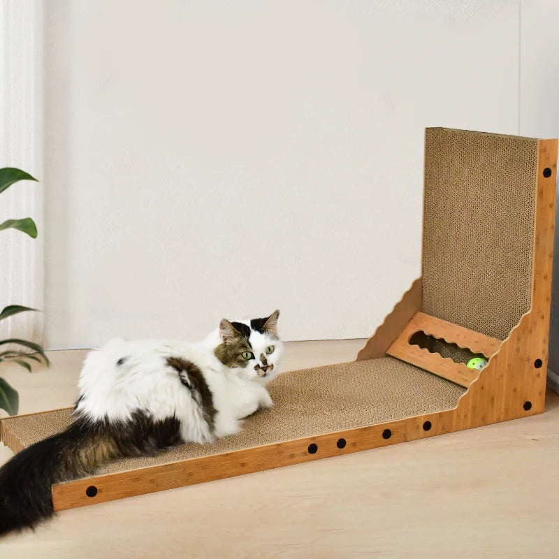 Cat scratching board vertical scratching post duarable cat scratcher high quality Corrugated cardboard Cat Scratching pad