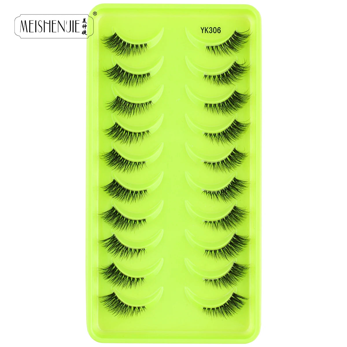 Fake Eyelashes Hot 3/10 Pairs Half Lashes Cat Eye Natural Long Fluffy 3D Mink Lashes Handmade Make up Tools maquillaje Faux Cils