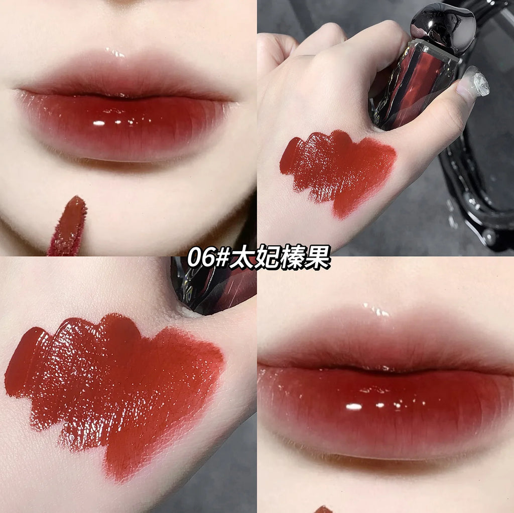 Glacier Melt Lip Gloss Moisturizing Hydrating Water Glossy Mirror Finish Plumping Lip Color Non Sticky Cup Proof Lipstick