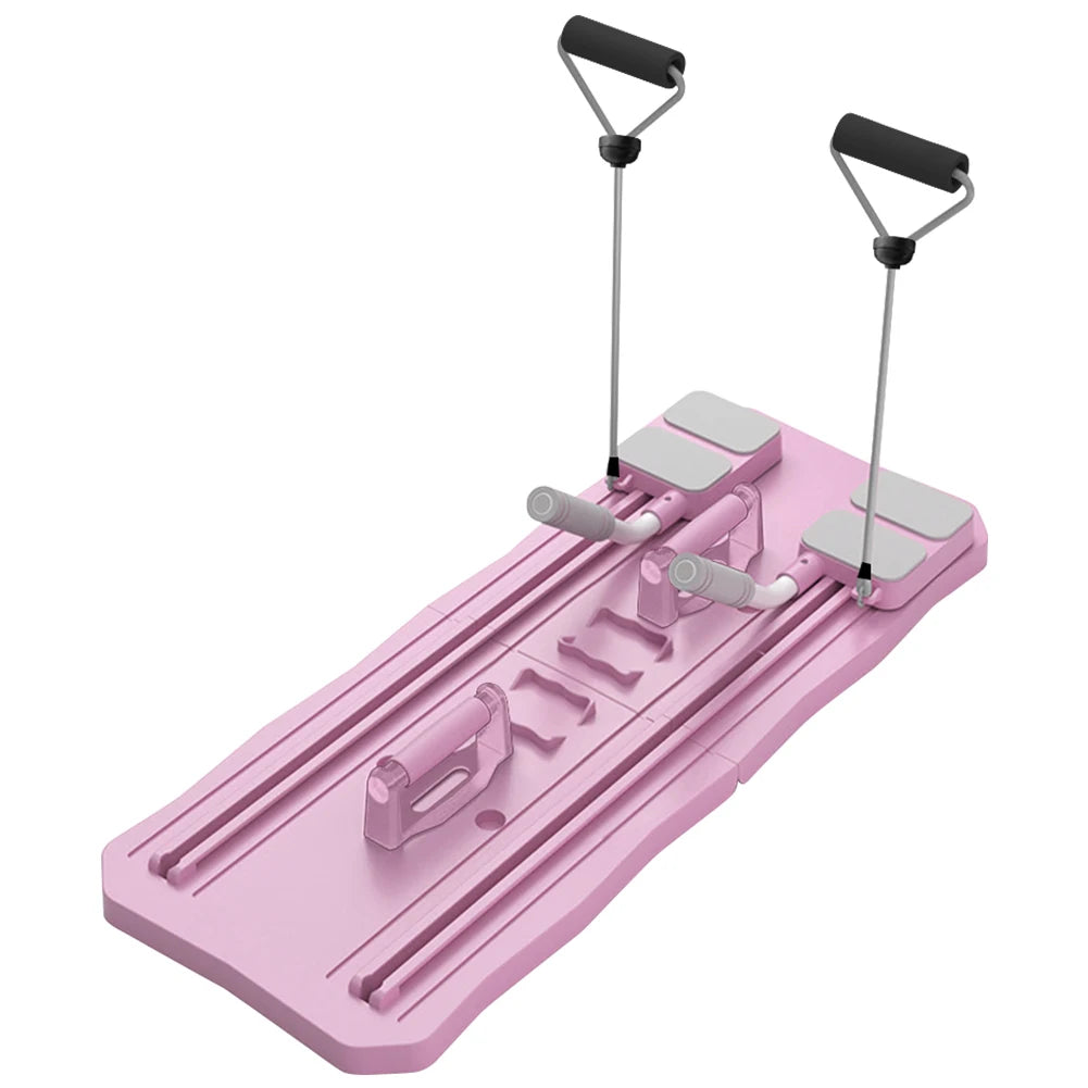 Multifunctional Abdominal Exercise Board Fitness Board Full Body Workout Foldable Push Up Pilates Reformer Set Fitness Equipment