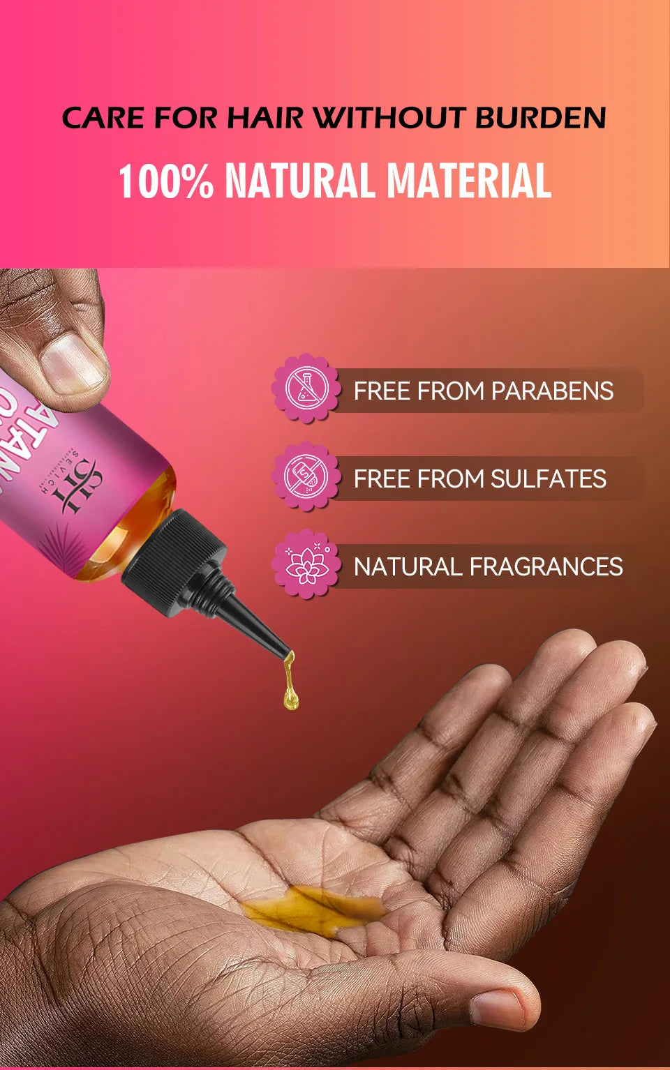 Batana Hair Growth Oil Anti Hair Loss Set Traction Alopecia Treatment Shampoo Nourishing Anti Hair Break Conditioner Hair Care