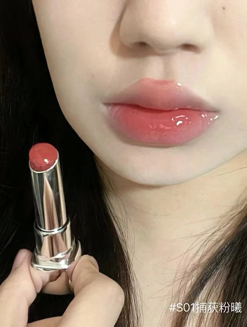 Pink Bear Water Essence Solid Lipgloss Moisturizing Mirror Lip Glaze LipSugar Light Lipstick Light Sensation Beauty Makeup