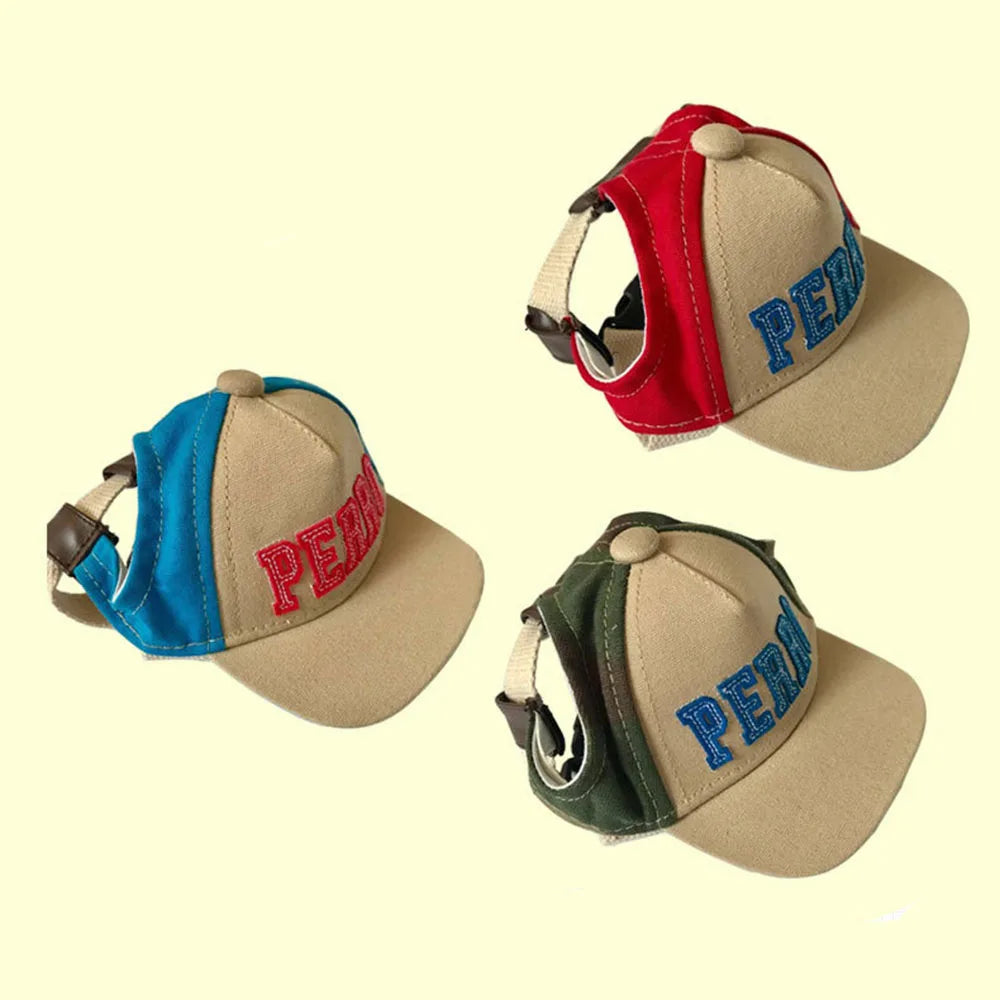 Baseball Visor Hat Summer Outdoor Pets Accessories Chihuahua Sun Bonnet Cap Pet Dog Caps Small Puppy Sport Letter Cap for Dogs